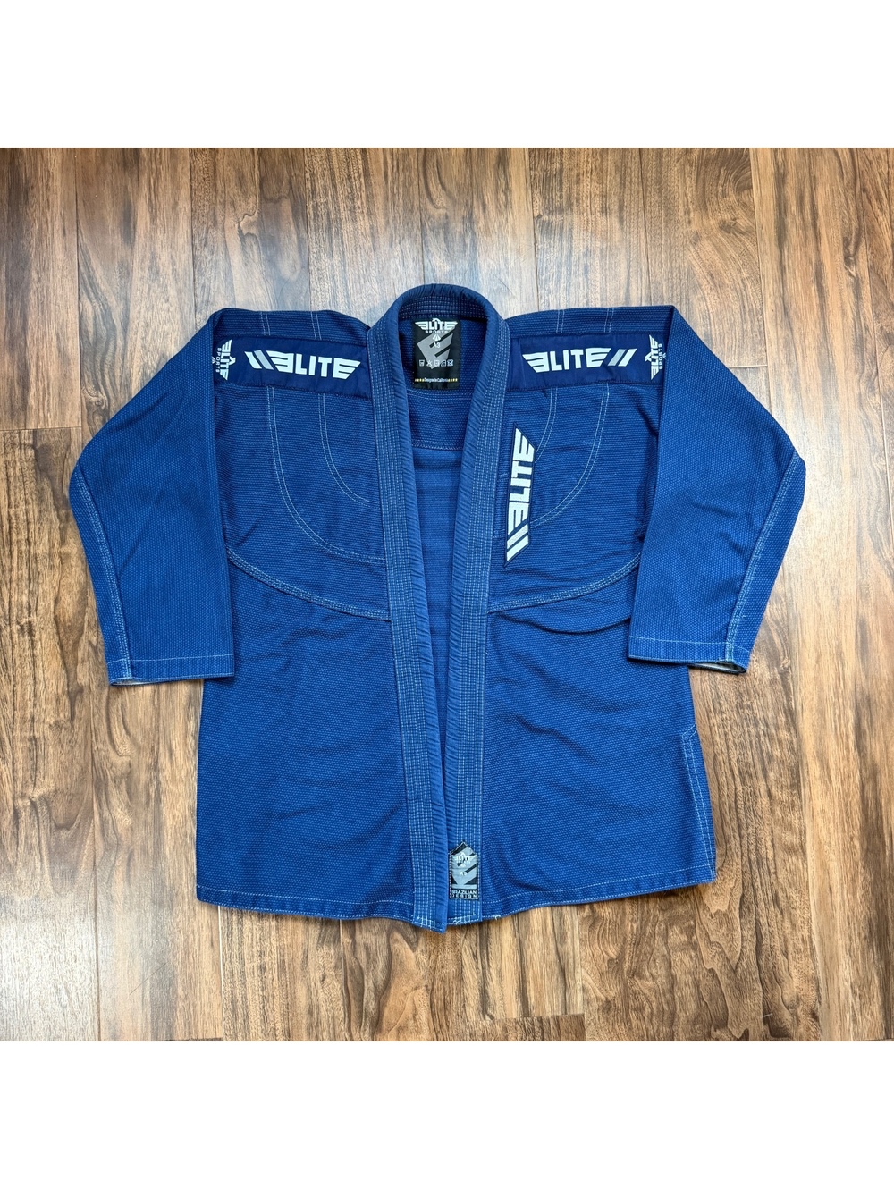 Elite Sports BJJ Gi Jacket Size A3 Blue Brazilian Jiu Jitsu Kimono Top